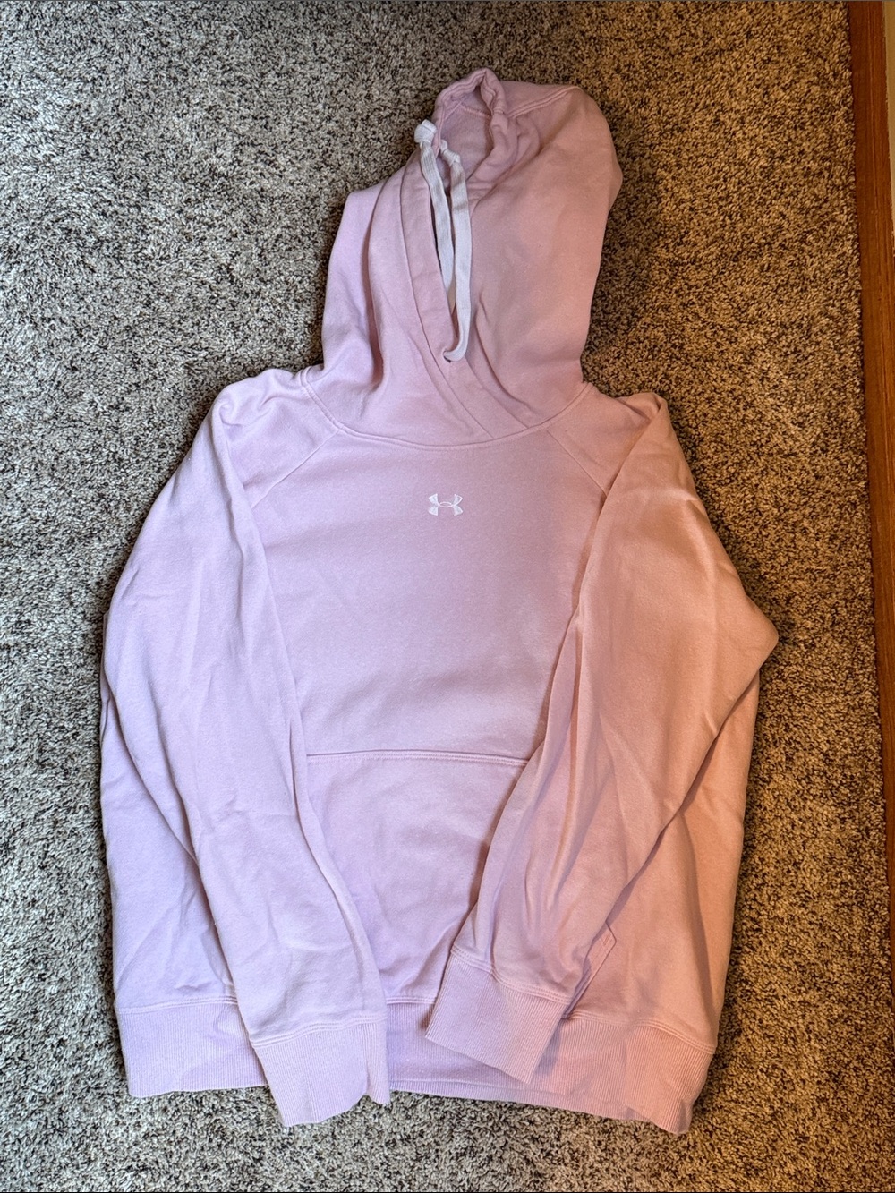 Under Armour Light Pink Women's Hoodie with Drawstring